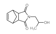 2-(2-Hydroxypropyl)-3a,4,7,7a-tetrahydro-1H-4,7-methanoisoindole-1,3-dione Structure