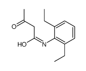 N-(2,6-diethylphenyl)-3-oxobutyramide Structure