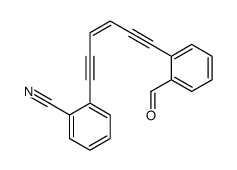 2-[6-(2-formylphenyl)hex-3-en-1,5-diynyl]benzonitrile结构式