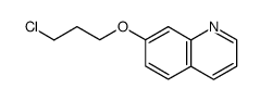 1-(7-Quinolyloxy)-3-chloropropane结构式