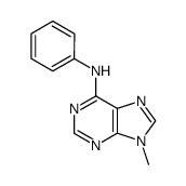 N6-Phenyl-9-methyladenine Structure