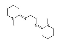 1-methyl-N-[2-[(1-methylpiperidin-2-ylidene)amino]ethyl]piperidin-2-imine结构式