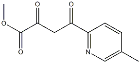 methyl 4-(5-methyl-2-pyridyl)-2,4-dioxobutanoate Structure