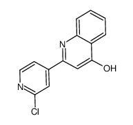 2-(2-chloro-pyridin-4-yl)-quinolin-4-ol Structure