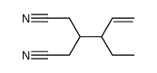 3-(1-ethyl-2-propenyl)pentanedinitrile结构式