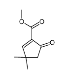 methyl 3,3-dimethyl-5-oxocyclopentene-1-carboxylate Structure