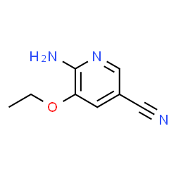 3-Pyridinecarbonitrile,6-amino-5-ethoxy- Structure