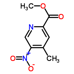 Methyl 4-methyl-5-nitropicolinate structure