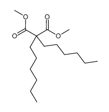 dimethyl dihexylmalonate Structure