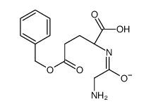 (2S)-2-[(2-aminoacetyl)amino]-5-oxo-5-phenylmethoxypentanoate结构式