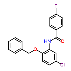 N-[2-(Benzyloxy)-5-chlorophenyl]-4-fluorobenzamide结构式