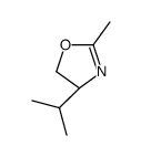 (4S)-2-methyl-4-propan-2-yl-4,5-dihydro-1,3-oxazole Structure