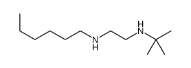 N-TERT-BUTYL-N'-HEXYLETHYLENEDIAMINE结构式