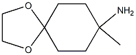 8-甲基-1,4-二噁螺[4.5]癸-8-胺结构式
