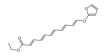 ethyl 11-(furan-2-yloxy)undeca-2,4,6,8,10-pentaenoate Structure