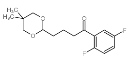 2',5'-DIFLUORO-4-(5,5-DIMETHYL-1,3-DIOXAN-2-YL)BUTYROPHENONE图片