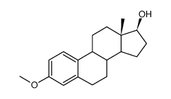 3-methoxy-estra-1,3,5(10)-trien-17β-ol Structure