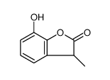 2(3H)-Benzofuranone, 7-hydroxy-3-methyl Structure