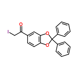 1-(2,2-Diphenyl-1,3-benzodioxol-5-yl)-2-iodoethanone Structure