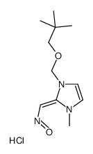 [(Z)-[1-(2,2-dimethylpropoxymethyl)-3-methylimidazol-2-ylidene]methyl]-oxoazanium,chloride Structure