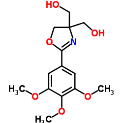 [2-(3,4,5-Trimethoxyphenyl)-4,5-dihydro-1,3-oxazole-4,4-diyl]dimethanol结构式