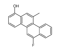 6-fluoro-11-methylchrysen-1-ol结构式