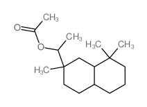 2-Naphthalenemethanol,decahydro-a,2,8,8-tetramethyl-, 2-acetate结构式