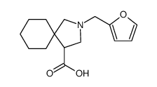 2-Azaspiro[4.5]decane-4-carboxylic acid, 2-(2-furanylmethyl)结构式