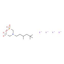 [[(3,5,5-trimethylhexyl)imino]bis(methylene)]bisphosphonic acid, potassium salt结构式