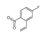 4-Fluoro-1-nitro-2-vinylbenzene Structure