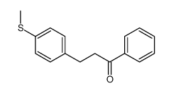 3-(4-THIOMETHYLPHENYL)PROPIOPHENONE结构式