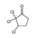 2,2,3-trichloro-cyclopentanone结构式