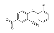 2-(2-chlorophenoxy)-5-nitrobenzonitrile结构式