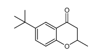 6-tert-butyl-2,3-dihydro-2-methylchromen-4-one结构式