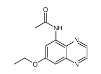 N-(7-ethoxy-quinoxalin-5-yl)-acetamide Structure