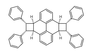 3b,4,5,5a,8b,9,10,10a-Octahydro-4,5,9,10-tetraphenyldicyclobuta[e,l]pyren Structure