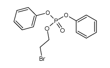 phosphoric acid-(2-bromo-ethyl ester)-diphenyl ester Structure