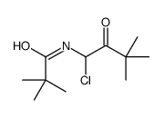 N-(1-chloro-3,3-dimethyl-2-oxobutyl)-2,2-dimethylpropanamide Structure