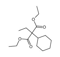 ethyl-cyclohexyl-malonic acid diethyl ester Structure