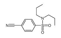 4-cyano-N,N-dipropylbenzenesulfonamide Structure