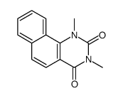 1,3-dimethylbenzo[h]quinazoline-2,4-dione结构式