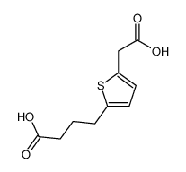 4-(5-(carboxyMethyl)thiophen-2-yl)butanoic acid Structure