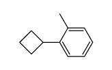 1-cyclobutyl-2-methyl-benzene结构式