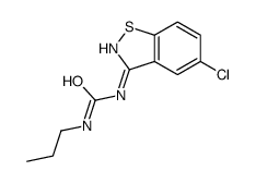 1-(5-chloro-1,2-benzothiazol-3-yl)-3-propylurea结构式