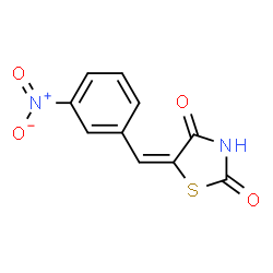 (E)-5-(3-nitrobenzylidene)thiazolidine-2,4-dione Structure