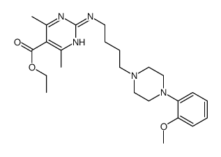 ethyl 2-[4-[4-(2-methoxyphenyl)piperazin-1-yl]butylamino]-4,6-dimethylpyrimidine-5-carboxylate Structure