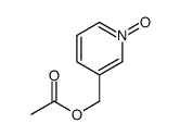 ACETIC ACID 1-OXY-PYRIDIN-3-YLMETHYL ESTER Structure