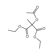 diethyl α-acetoxy-α-methylmalonate结构式