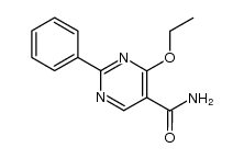 5-carbamoyl-4-ethoxy-2-phenylpyrimidine Structure