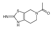 1-(2-Amino-6,7-dihydro-4H-thiazolo[5,4-c]pyridin-5-yl)-ethanone structure